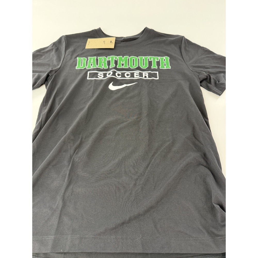 Nike Dartmouth Soccer Big Green Legend Short Sleeve T-Shirt New Size S Black - Picture 5 of 6
